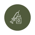 Ícone para medicamento veterinário.