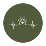 Ícone batimentos cardíacos cachorro.